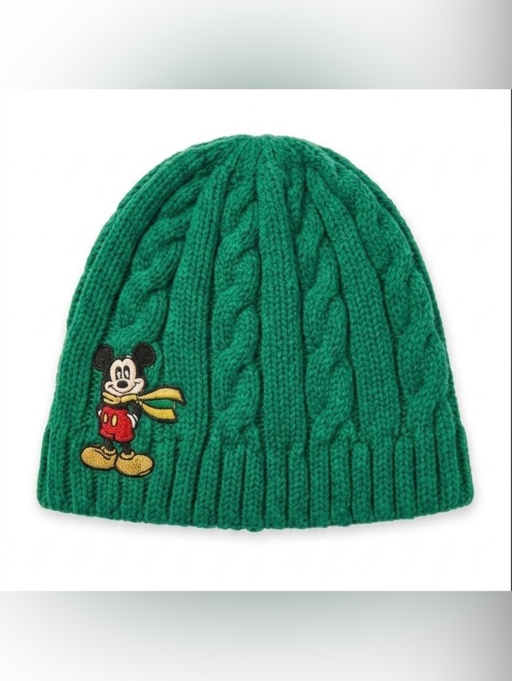Disney Mickey Mouse Infant Green Knit Hat